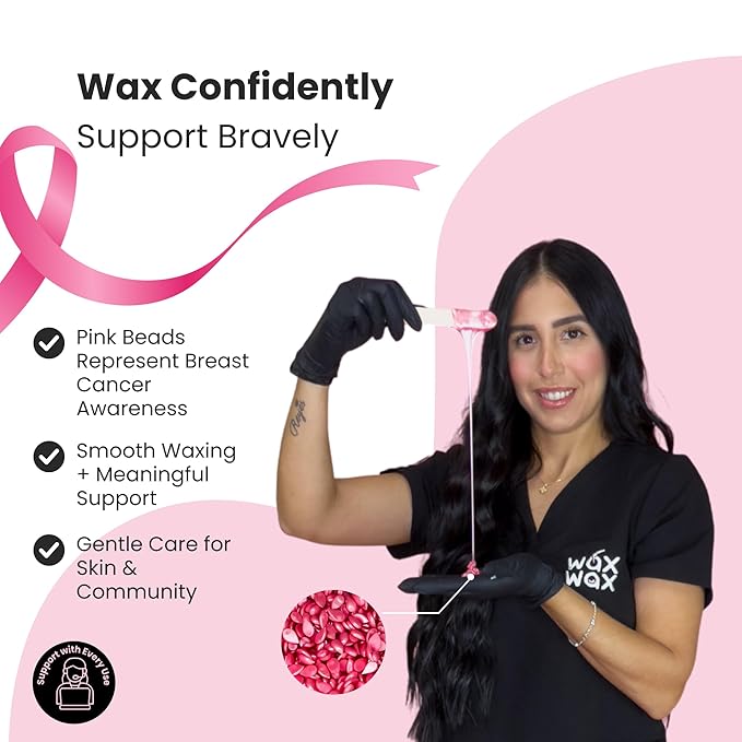 Wax Wax Pink Pearl Hard Wax Beads | Brazilian & Bikini Wax for Ultra Sensitive Skin | Rosin-Free, Hypoallergenic, Strip-Free, Low Melting, Cruelty-Free, Eco-Friendly Waxing Beads | Made In Italy-2.5lb