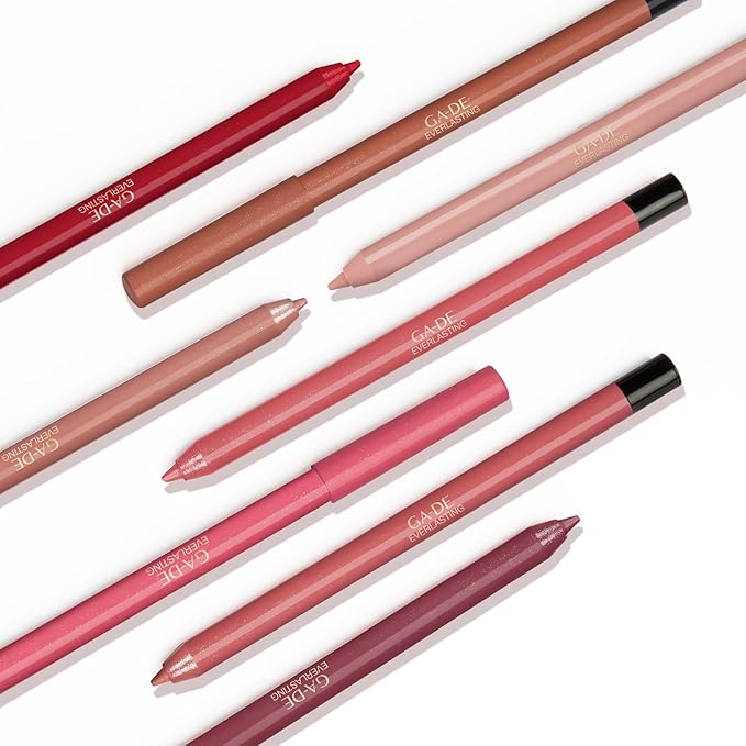 GA-DE Everlasting Lip Liner, 91 - Automatic Pencil with Retractable Tip - Smudge-Resistant - Enriched with Vitamin E and Antioxidants - 0.01 oz