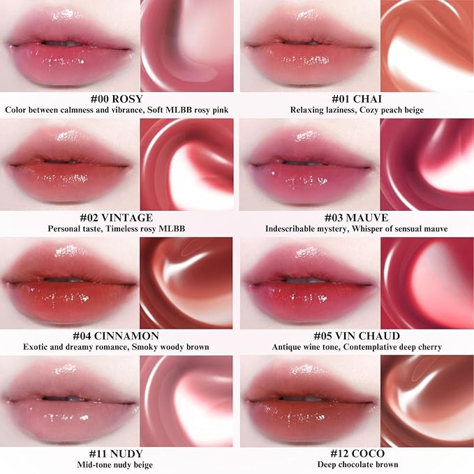 BBIA Glow Tint – Lip Plumping Volumizing Glossy & Glowy Lip Stain Naturally Moisturizing Comfortable Texture Lightweight Long-Lasting Vivid Color Non-Sticky Korean Makeup (13 MAROON, Pack of 1)