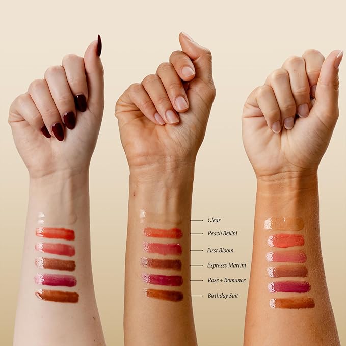 Nakery Plumping Lip Treatment for Dry Cracked Lips - Line Smoothing Lip Plumper for Women with Hyaluronic Acid Serum for Lips - Non Sticky Lip Gloss Plumper for Petal Soft Lips – Espresso Martini
