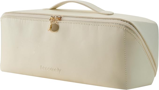 Lecomely AirEdge A3 Hair Styler Bag Luxurious Leather Build Travel-Ready Design Fits All Accessories of Multi-Styler Brushes, nozzles, Curls Universal Fit