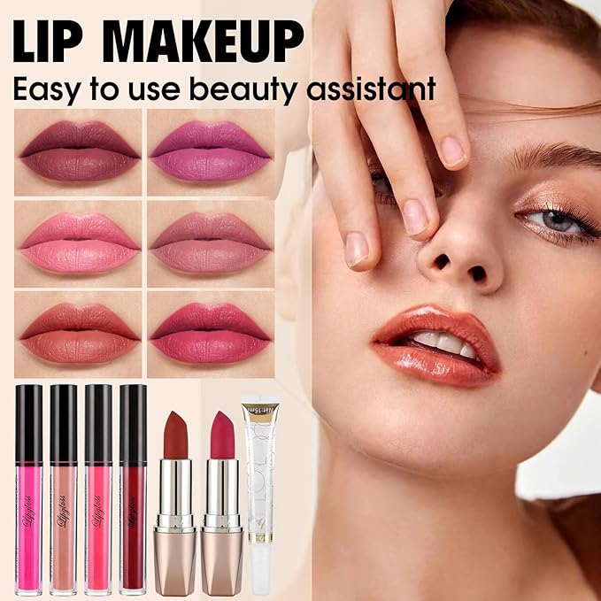 Makeup Set for Women Full Kit Include Eyeshadow Concealer Palette Lip Gloss Lipstick Eye Pencil Makeup Brushes, All In One Makeup Gift Set For Teen Girls and Beginner, Stocking Stuffers for Teen Girls