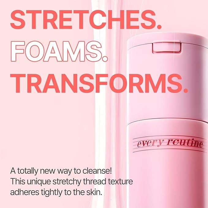 Stretch & Glow Black Salt Cleansing Powder – Powder-to-Foam Exfoliating Cleanser with Hawaiian Black Salt & Kaolin, Pore-Clearing Daily Face Wash (50 g / 1.76 oz)