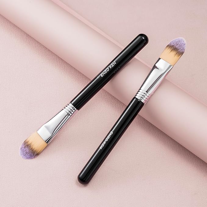 Flat Foundation Brush for Liquid Makeup, Liquid Foundation Brush, Flat Makeup Brush for Liquid Foundation, Make up Brush, Makeup Brushes Foundation. (900)