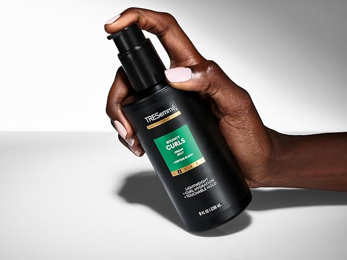 TRESemmé Styling Aid 1 ct Bouncy Curls for Lightweight + Curl Hydration + Touchable Hold, with Peptide Blend, 8 fl oz