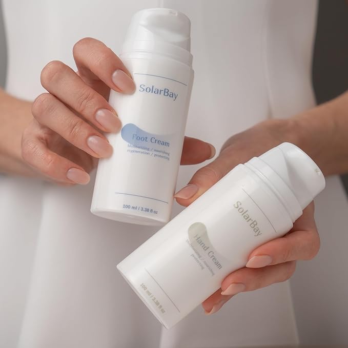 Hand Cream for Dry Cracked Hands-Shea Butter & Jojoba Oil-Moisturizing Lotion for Extremely Dry Skin, Fingertip & Cuticle Care-Vitamin E & Panthenol-For Women & Men-Airless Pump Bottle