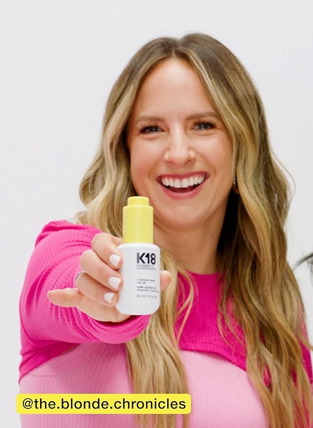 K18 Molecular Repair Hair Oil, Weightless Oil for Stronger, Healthier Hair, Suitable For All Hair Types, 1 Fl Oz