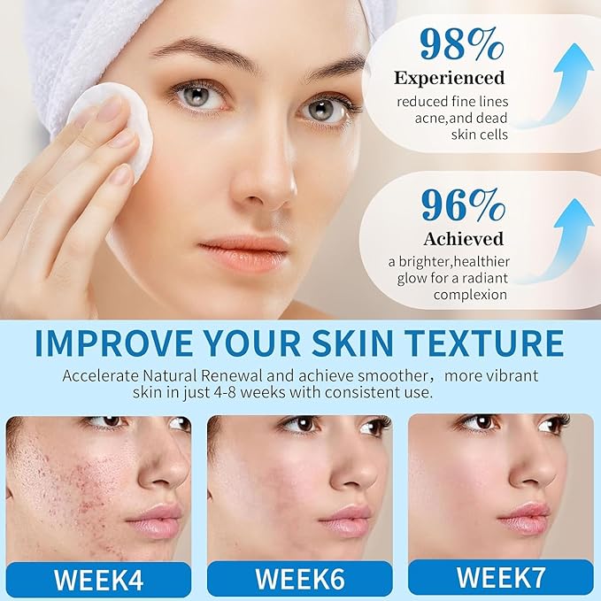 3 Sets Remover Wipes, with Turmeric & Salicylic Acid, Exfoliating Face Cleansing Pads for Hydrating, Moisturizing & Calming for Sensitive Skin