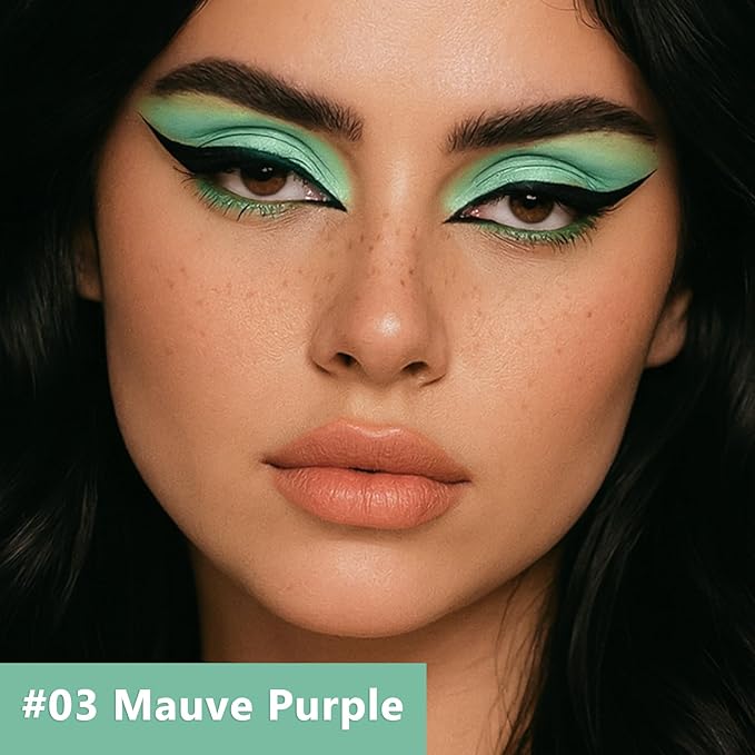 Matte Liquid Eyeshadow, Long-Lasting Waterproof Liquid Eye shadow, High-pigment Buildable & Blendable Cream Eye Makeup, 04 Soft Green