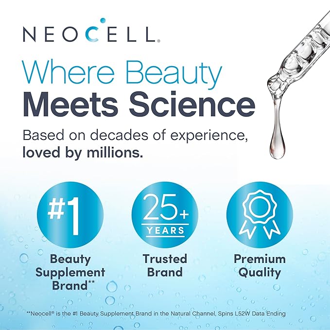 NeoCell Collagen Peptides Serum for Face | 2 fl oz | Advanced Skin Care | Targeted Fine Lines Formula | for Women and Men