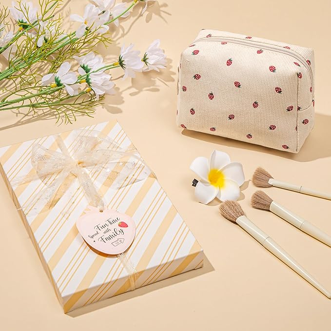 Christmas Gifts for Tween & Teen Girls, 11PCS Birthday Gifts Basket Teen Girls Trendy Stuff with Empowering Tasks Make up Brushes & Bag, Beauty Advent Calendar Wrapped Gifts Box