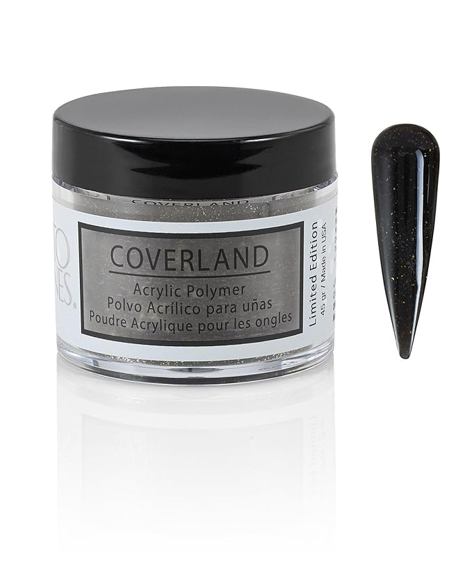 Tones Coverland Acrylic Nail Powder " Starry Night" - Limited Edition Acrylic Powder for Nail Design, Sculpting, and Masking Nail Bed Imperfections - Professional Acrylic Nail Supplies - (1.5 Oz)