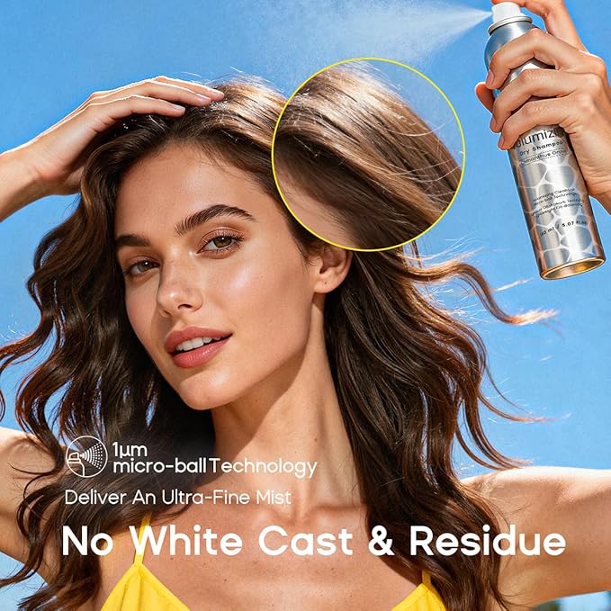 HALOVIDA Dry Shampoo for Women, Invisible Dry Shampoo Spray (Pro) for All Hair Leaves No White Residue, Absorb Oils, Volumizing & Refresh Hair for 72 Hours, 5.07 Fl Oz (Osmanthus Grove)