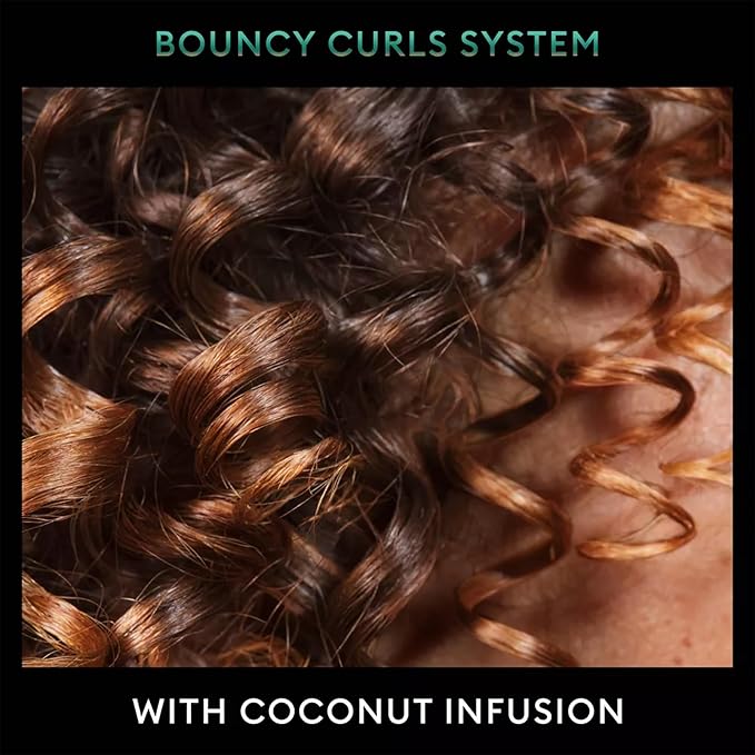 TRESemmé Defining Hair Mousse, Bouncy Curls 2-Pack – Curly Hair Products with Nourishing Coconut & Avocado Oil + Keratin Hair Mask