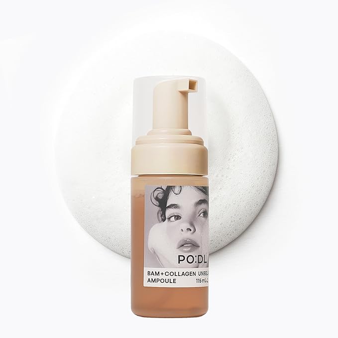 [PODL] K-Chestnut Collagen Bubble Ampoule | Bubble-to-Radiance Firming Serum with Collagen, Glutathione, Niacinamide | Deeper, Faster Absorbing Texture for Plump, Glow Skin | Gentle for Sensitive Skin