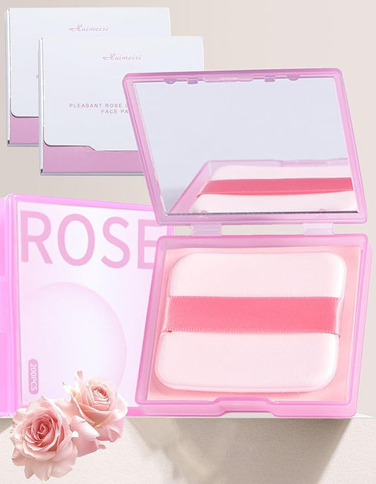 Okerker Oil Blotting Paper - 400 Sheets with Mirror, Puff & Refills, Absorbs Excess Face Oil, Controls Shine, Saves Makeup, The On-the-Go Essential for a Flawless, Matte Finish All Day