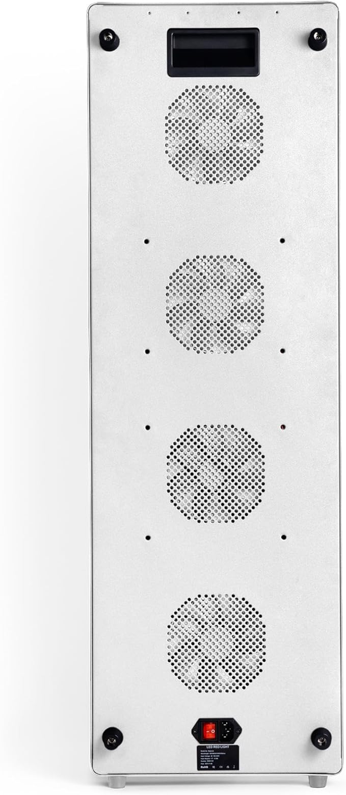 Makiuri Red Light Therapy Lamp | LED Light Therapy Panel for Face & Body | Infrared & Red Light in 5 Wavelengths | Supports Relaxation, Skin Appearance & Overall Wellness | Neptune (White 300 LED)