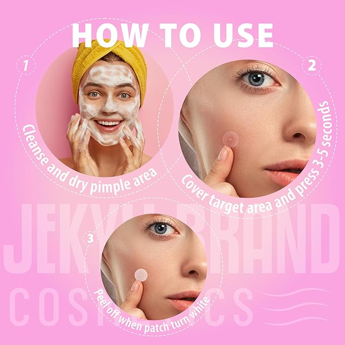 Jekyll brand Cosmetics™ | Nose Pore Patches - XL (12counts) | Hydrocolloid | Medical Grade Facial Skin Care | Target Zits and Pimples | Absorbs Acne Nose Gunk | **Dermatologist Approve**
