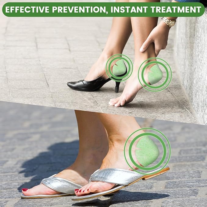 TEAWOO 30PCS Patented Aloe Vera Cracked Heel Treatment Patches, New Upgraded Cracked Heel Repair Bandage