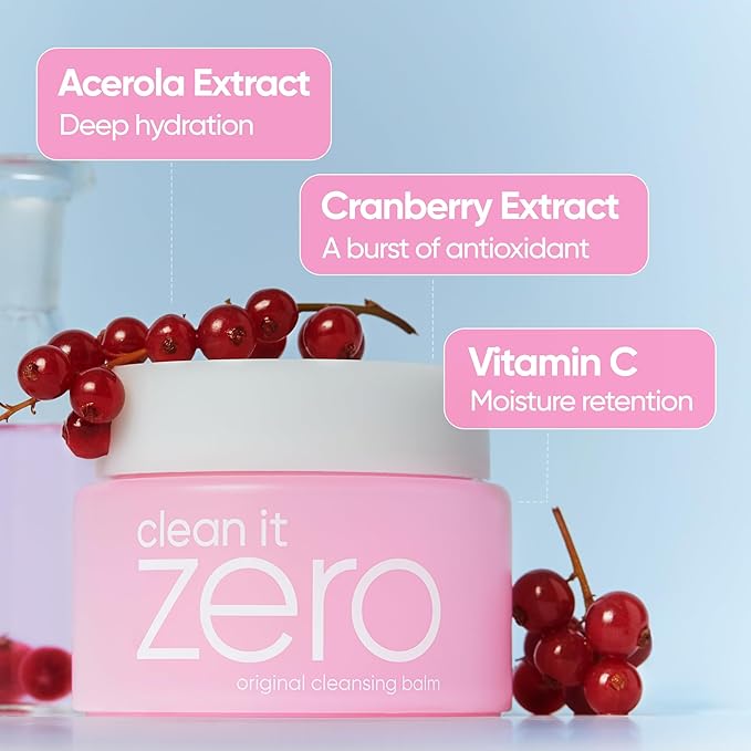 BANILA CO Clean It Zero 3-Step Skincare Set | Original Cleansing Balm 180ml + Foam Cleanser 150ml + Pink Hydration Toner Pads (70ea) | Vegan, All Skin Types