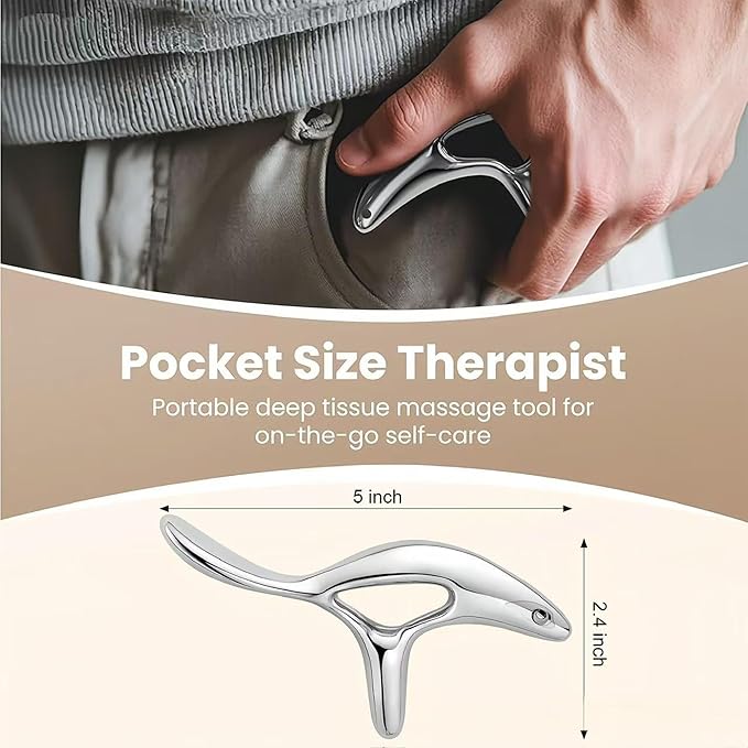 Gua Sha, Deep Tissue Massage Tool, Trigger Point Massage Tool, Acupoint Pressing, Suitable for Acraping, Lymphatic Drainage