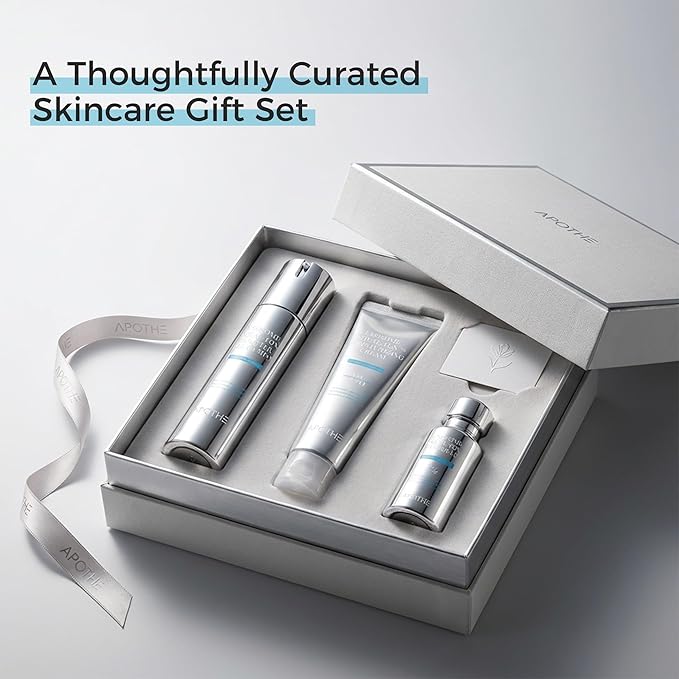 APOTHE Exosome Squal-Tox 3-in-1 Skincare Set – Ampoule, Cream & Booster Mist for Hydration, Firming & Skin Renewal, Winter Gifting Bundle