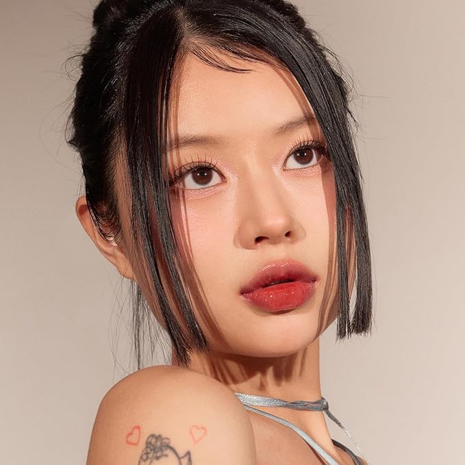 Peripera Ink Mood Glowy Tint | Lip-Plumping, Naturally Moisturizing, Lightweight, Glow-Boosting, Long-Lasting, Comfortable, Non-Sticky, No White Film (014 FOLLOW ROSE)