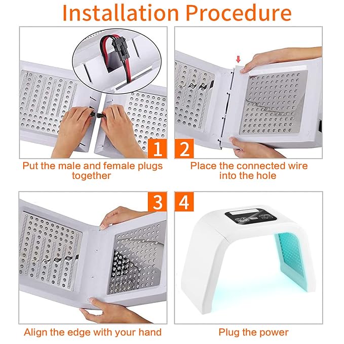 7 Color Facial Lamp, LED 7 Color Face Mask Machine, Skin Care Facial Light, Salon & SPA Beauty Equipment