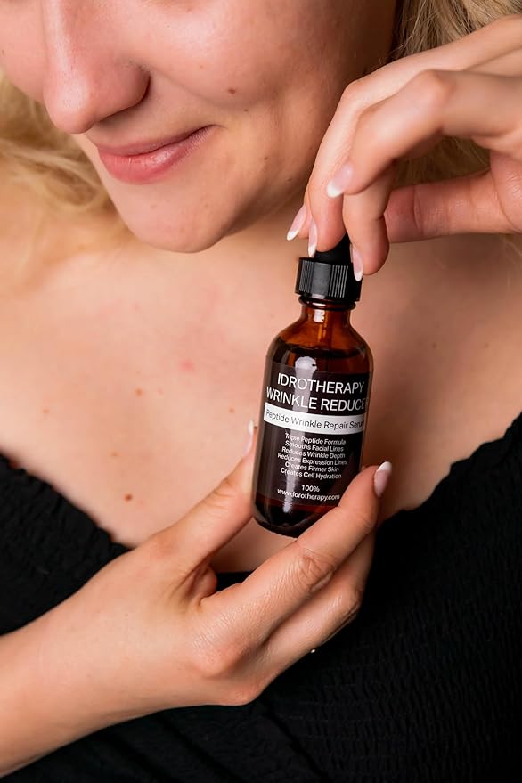 Peptide Face Serum Deep Moisturizer, Skin Glow, Create Firmer Skin and Cell Rehydration