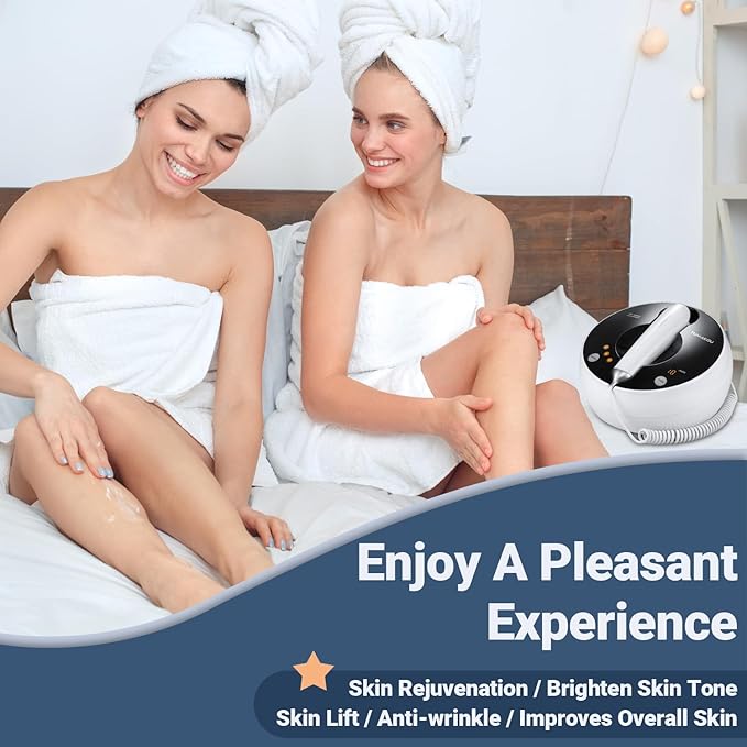 Radio Frequency Skin Tightening - TUMAKOU RF Radiofrecuencia Facial Skin Machine for Face and Full Body - with 3 Energy Levels & Timer