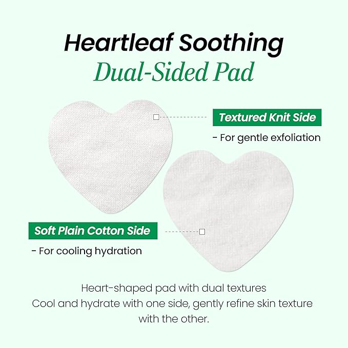 NEOGEN DERMALOGY Real Heartleaf Soothing Daily Pad, Heartleaf Toner Pad/40Pads