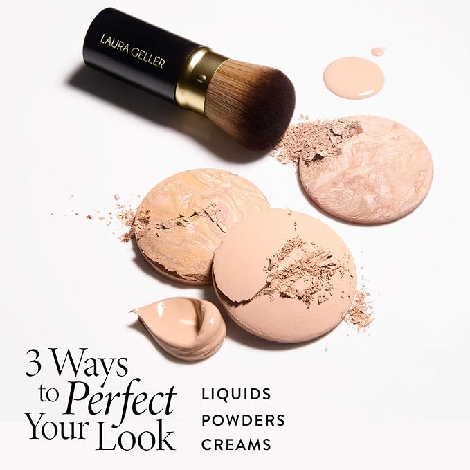LAURA GELLER NEW YORK Cosmetic Professional Makeup Brushes - Cruelty-Free - 01 Retractable Airbrush Kabuki Brush