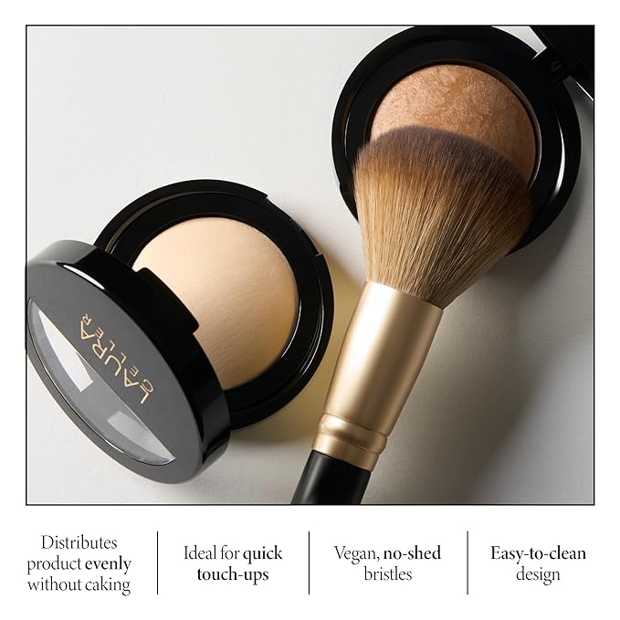 LAURA GELLER NEW YORK Cosmetic Professional Makeup Brushes - Cruelty-Free - 11 Setting Powder Brush