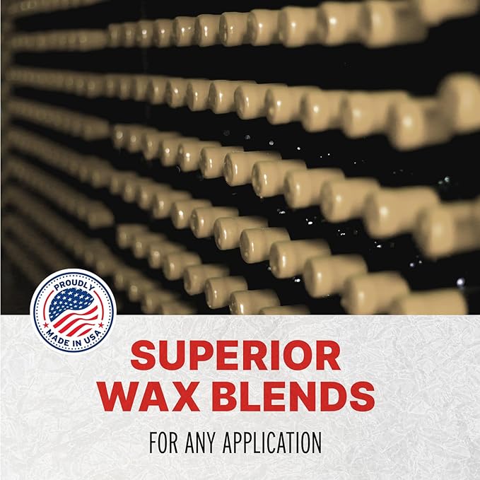 Blended Waxes, Inc. Bottle Sealing Wax, Pastille Wax Seal Beads For Wine, Beer, and Liquor Bottle Sealing, Seals Between 25-30 Bottles, 1 lb, Ivory Pearl