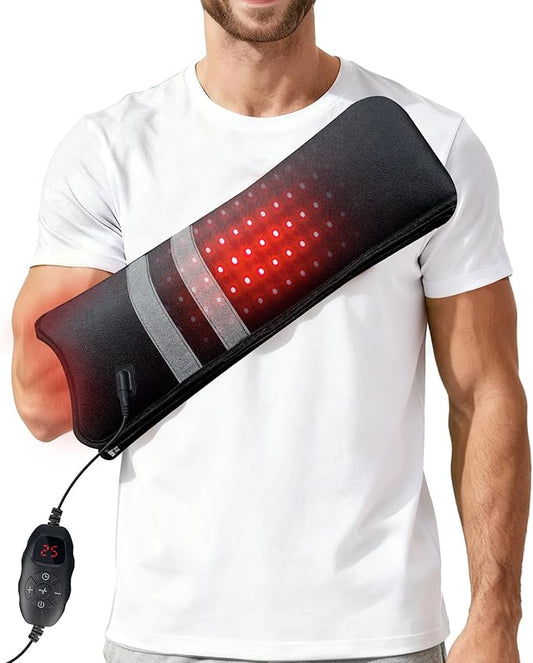 Red Light Therapy for Hands, 150 LEDs Therapy for Finger Wrist, 17"x4" Near Infrared Light Therapy & Red Light Therapy for Body, Pulse Modes, Dual Wavelength for Hands Wrist Arm