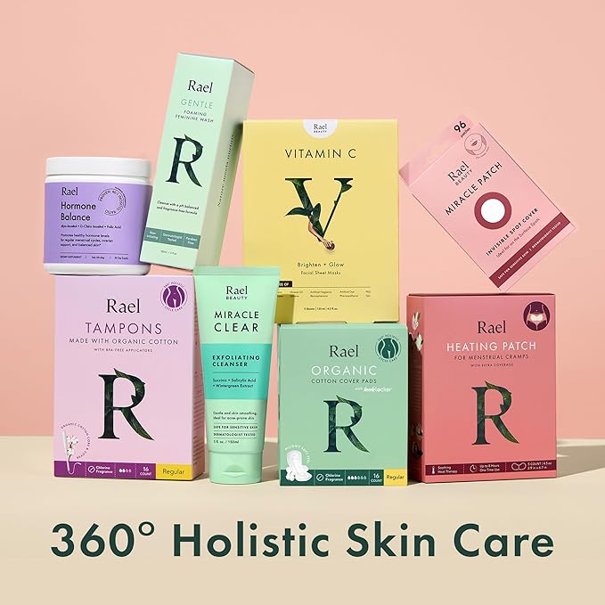 Rael Pimple Patches, Miracle Microcrystal Spot Cover - Hydrocolloid Acne Pimple Patch with Tea Tree Oil, Early Stage Zits and Blemish, Korean Skin Care (18 Count)