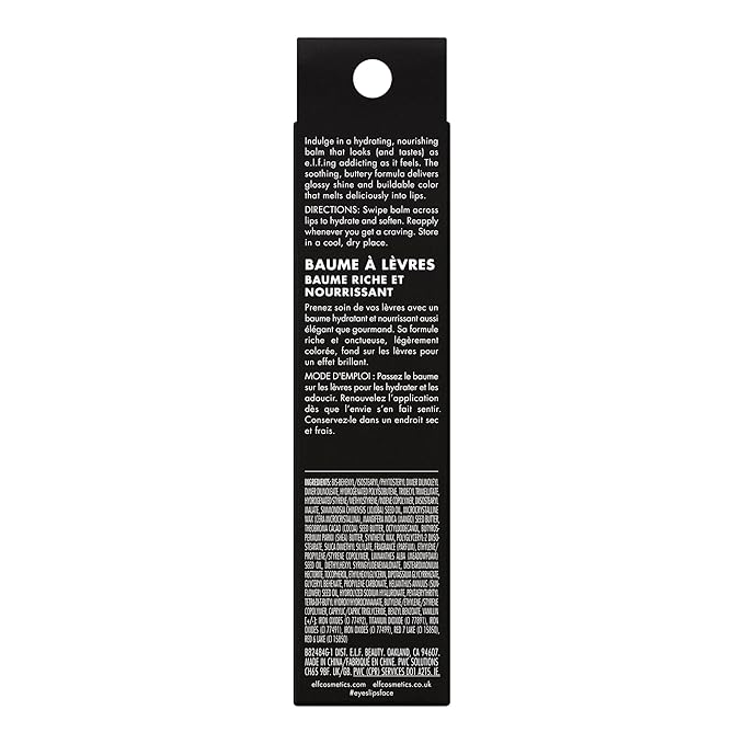 e.l.f. Glow Reviver Melting Lip Balm, Hydrating Tinted Lip Balm For A Glossy Finish & Soft, Supple Lips, Vegan & Cruelty-Free, Vanilla Toffee