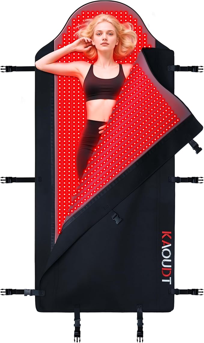 2026 Medical-Grade TPU Red Light Therapy Mat for Full Body Pain Relief, 72"x33" Dual Wavelength Infrared Red Light Blanket with 2600 LEDs for Home Use