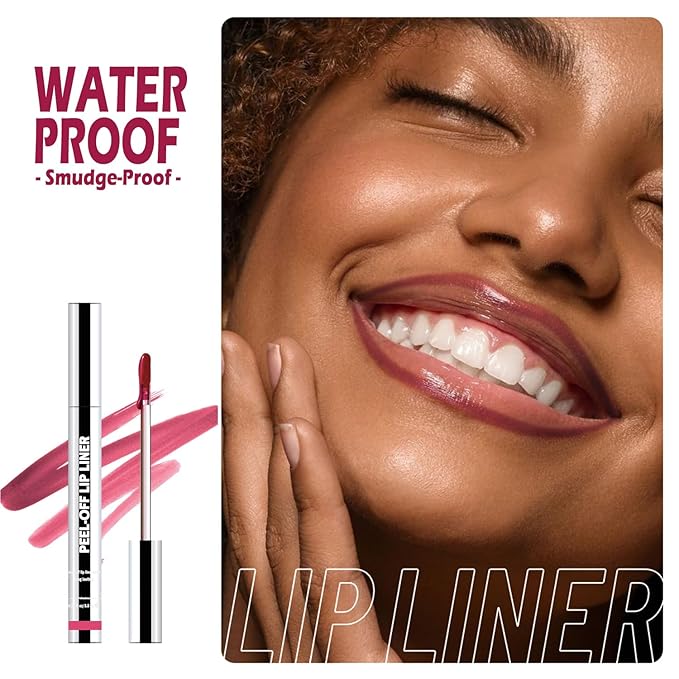 TALINZEN lip stain peel off,beauty-waterproof,transfer-proof and smudge-proof,makeup for all occasions,perfect for everyone (#00,0.12floz/3.5ml e)