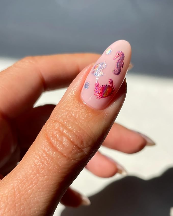 Deco Beauty Angelfish -Super Thin & Easy-to-Apply Nail Art with The Cutest Designs-Durable & Long-Lasting Nail Art Stickers and Decals for Women, for DIY at-Home Manicures & Salon-Quality Nails