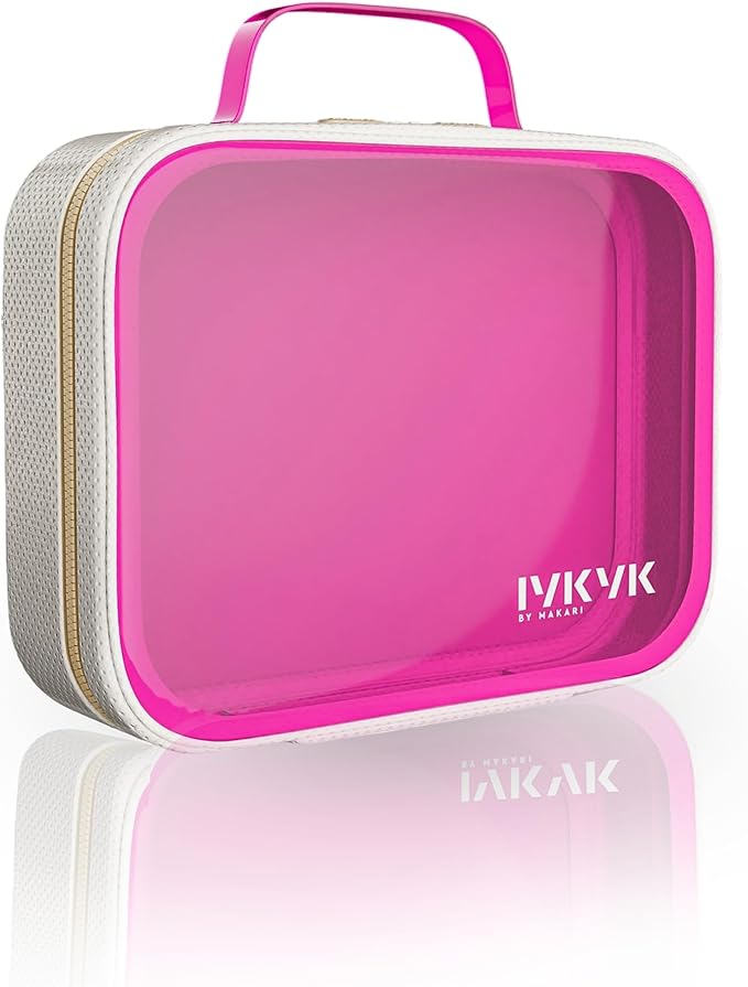 MAKARI IYKYK Cosmetic Bag | Sleek Makeup & Skincare Travel Pouch | Stylish Organizer for Beauty Essentials | Gift-Ready Accessory