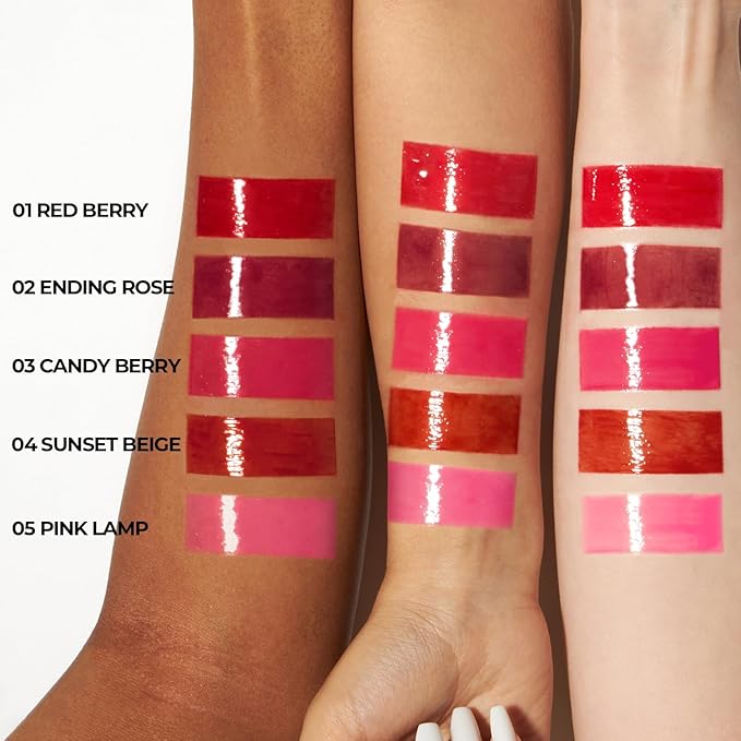 Pudding Glow Korean Lip Tint | Natural Lip Stain | Gloss to Stain | Long-Lasting & Non-Sticky | Lightweight Lip Tint | 0.14 oz. (05 PINK LAMP)