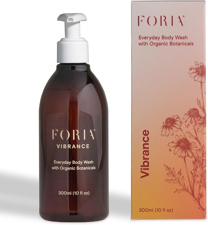 FORIA Everyday Body Wash - Organic, pH-Friendly, Sensitive Skin Safe - 10 Fl Oz