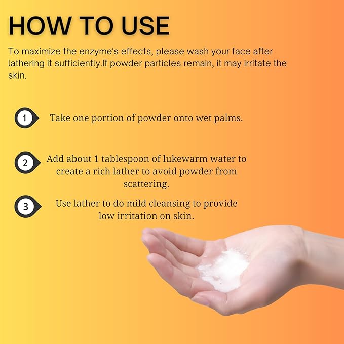 Japanese Powder Face Wash 0.35g 32pcs 1pack - Japanese Skincare Travel Pack - Exfoliating Rice Powder Cleanser - Smooth Hydrating Moisture - Gentle Enzyme Facial Cleanser for Soft Skin - Gold