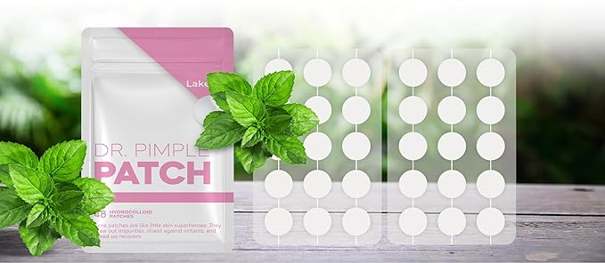 Dr. Pimple Patch Hydrocolloid Healing Acne Care - Pimple Patches Acne Spot Treatment for Face and Skin - Korean skin care - Invisible & Concealable Zit Treatment Stickers