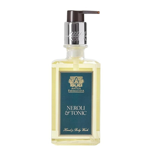 Antica Farmacista Hand & Body Wash - Luxury Nourishing Body Wash - Hydrating Hand Cleansing Wash - Bath & Body Gift - Neroli & Tonic, 10 fl oz