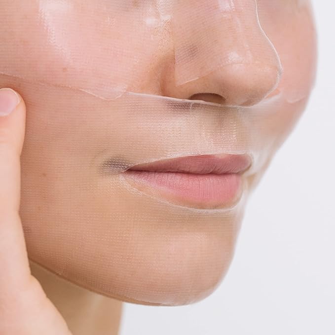 BIOEFFECT Imprinting Hydrogel Facial Skincare Mask 6-Pack with Hyaluronic Acid is Deeply Moisturizing, Skin Plumping and Fast Absorbing, Gel Hydrating Sheet Mask Beauty Treatment, Alcohol-Free