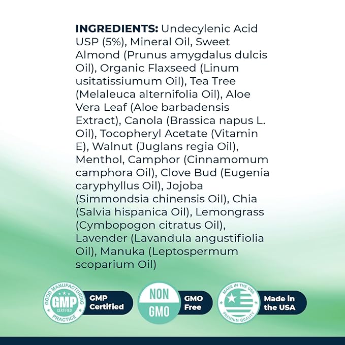 Kerassentials Oil, 8-IN-1 Plant-Based Formula, Natural Ingredients | Made in USA, No Stimulants, Non-GMO – 15ml, 6 Month Supply