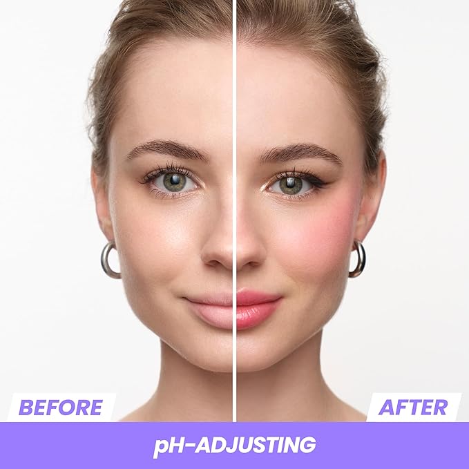Wonderskin Blush Stick pH-Activated - pHlush Multi-Use Stick, Cream Tint for Cheeks and Lips, Cooling Nourishing Color-Adjusting Makeup