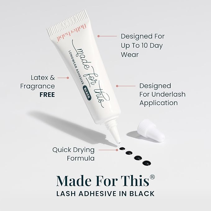 FlutterHabit Wink Ready Set Starter Kit, DIY Eyelash Extensions, Lash Clusters for Women, Professional Quality At Home Eyelash Extension Kit, Natural False Lashes, 3 Lash Sets, Lash Glue Included